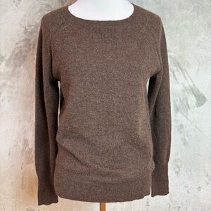 Halogen Cashmere Cozy Brown Wmn’s Sweater Sz XS